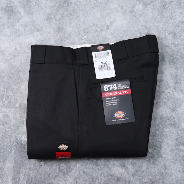 " Dickies "  874【Black】 Original Fit　ディッキーズ　ワークパンツ　ブラック　黒　新品