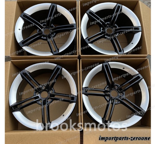 21インチ NEW STYLE ブラック&シルバー ホイール ポルシェ パナメーラ 4本セット 鍛造-BRN-11453-4★