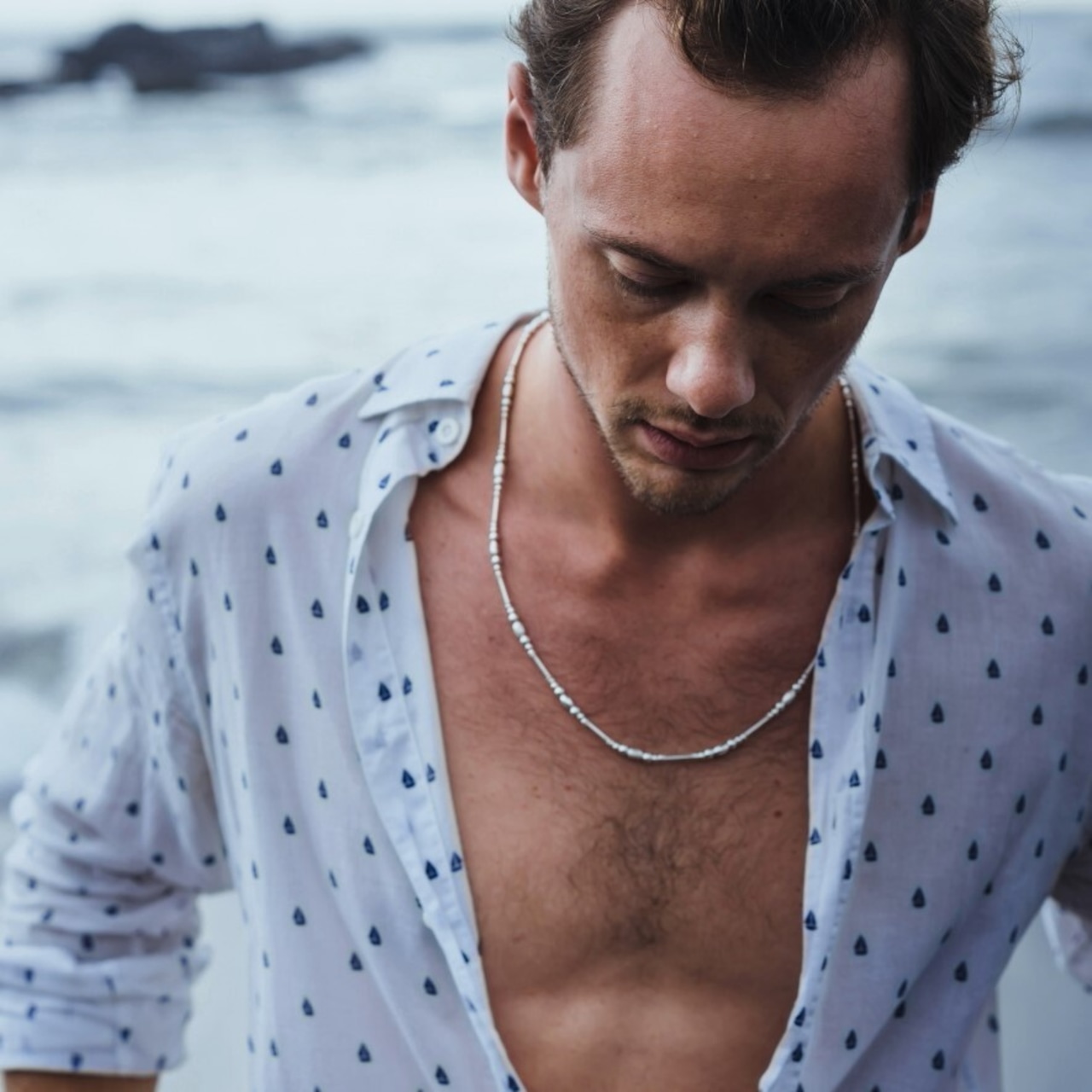 Tube Beads Necklace(Thicker)(60cm)