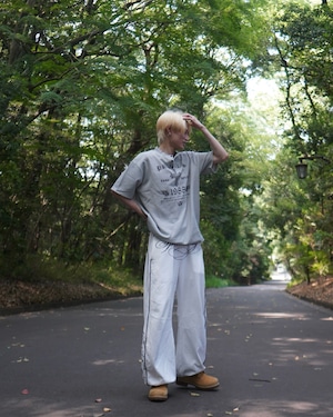 primaras×kinmedaiコラボ2弾ワッフルTee／グレー