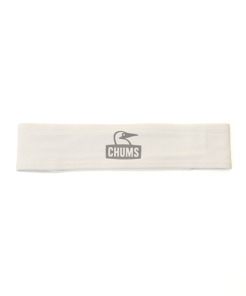 CHUMS チャムス ランニングヘアバンド CH09-1375 ヘッドバンド スポーツヘアバンド 吸水速乾 UVカット ランニング White(W001)