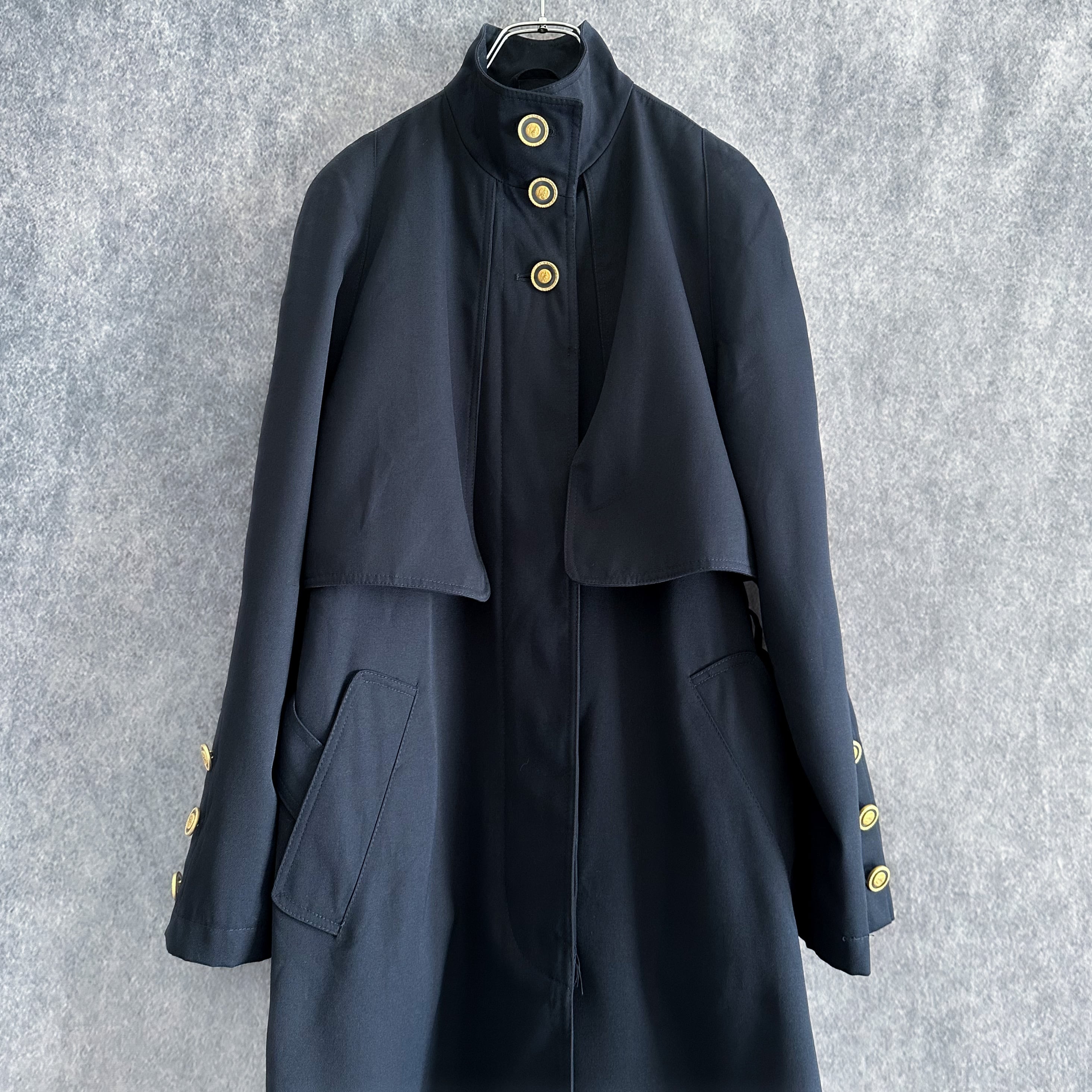 90s stand collar spring coat 90年代 スタンドカラーコート