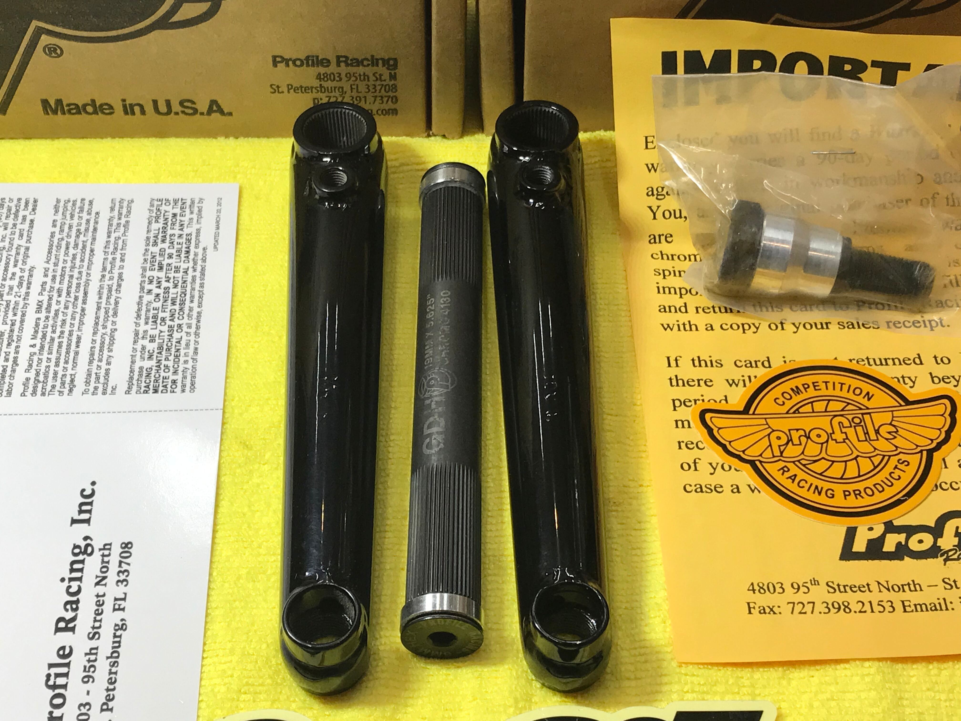 Profile Racing BMX クランク Profile Racing - Noboss Crank kit - Raw - ParkSIDER