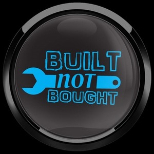 144番 ゴーバッジ BUILT NOT BOUGHT