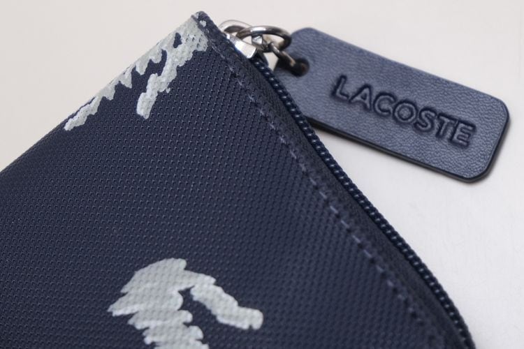 LACOSTE PVC crocodile-pattern long Wallet | GARYO