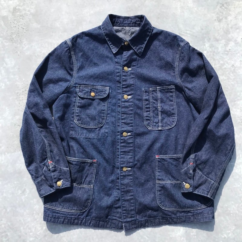 195050s CoverAll デニムカバーオール ヴィンテージ SANFORIZED