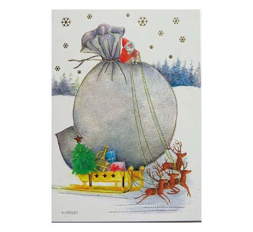 クリスマスポストカード　ERIKA NERGER  LAG-2147