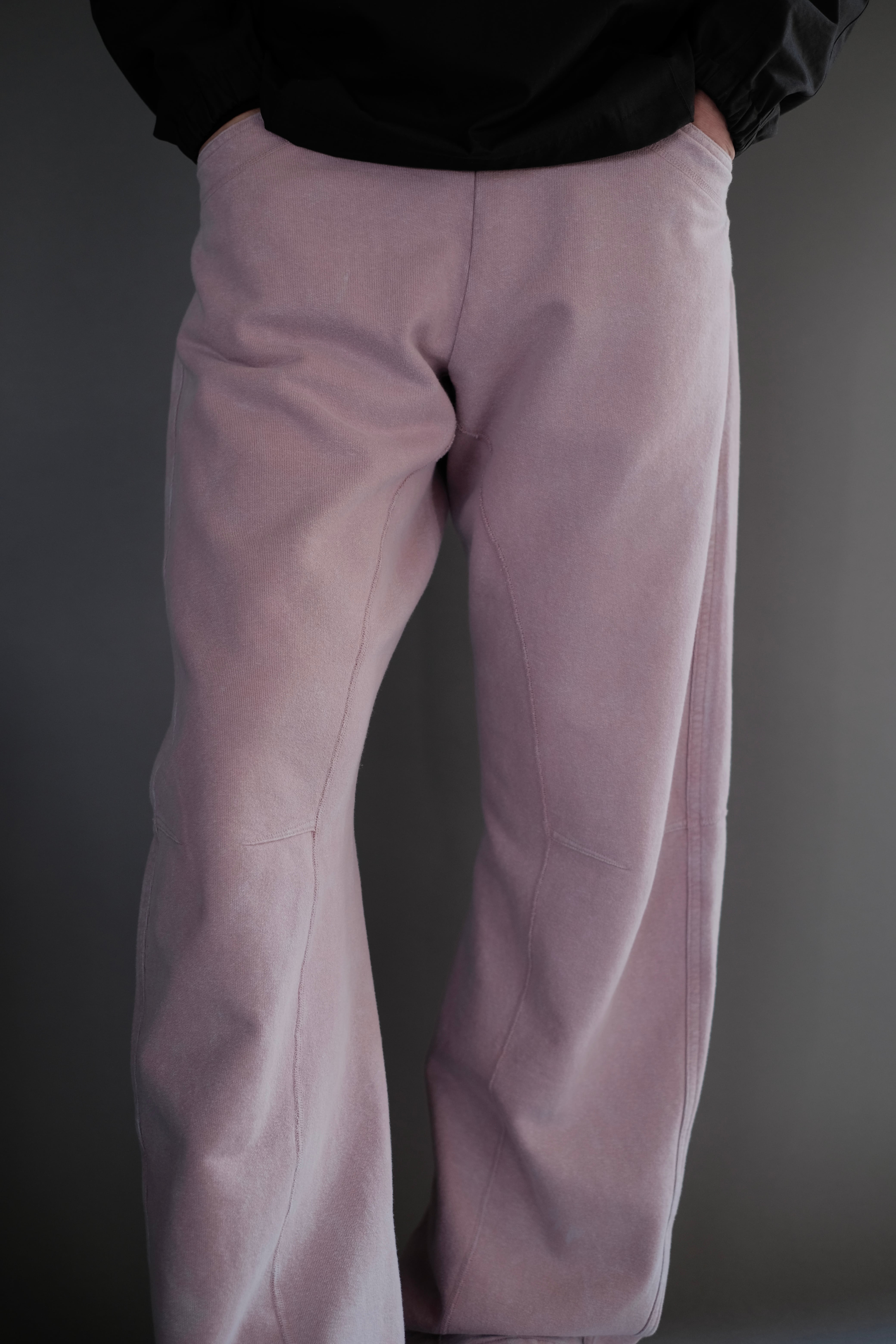 OMAR AFRIDI / KNEE DARTED FLARE PANTS | LIVING
