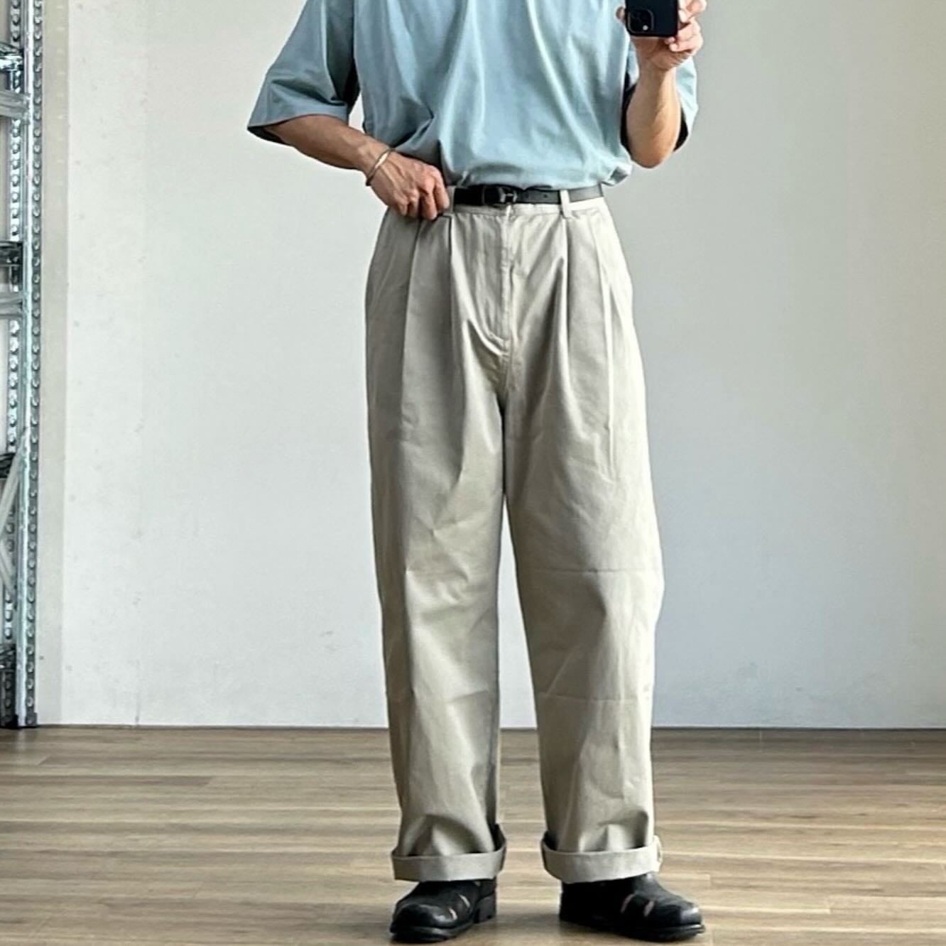 【have a good day】ワイドタックチノトラウザー 0fe6ca36896057b77cf511b7ff43d4