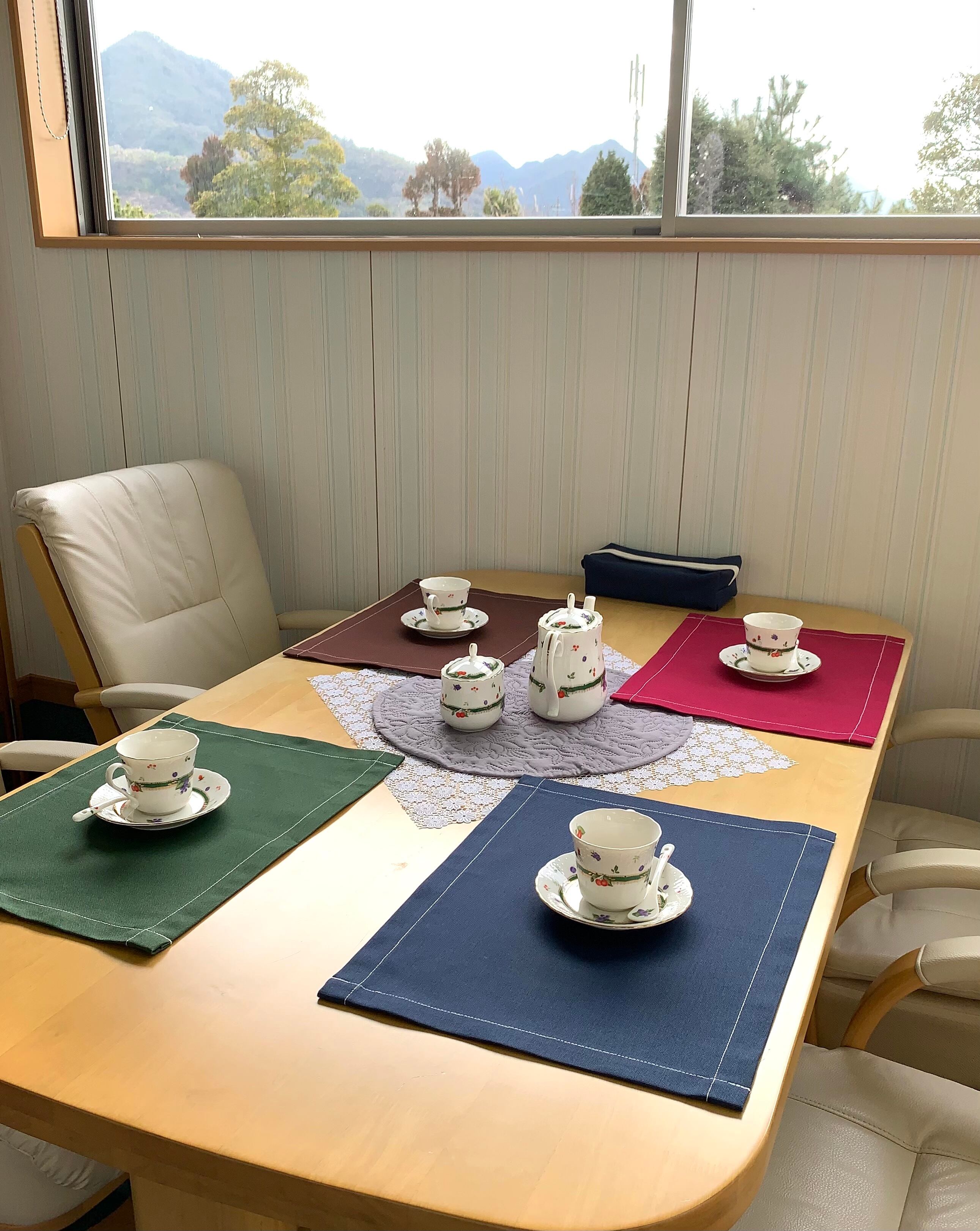 カラーランチョンマットセット 3枚セット | Linencloth