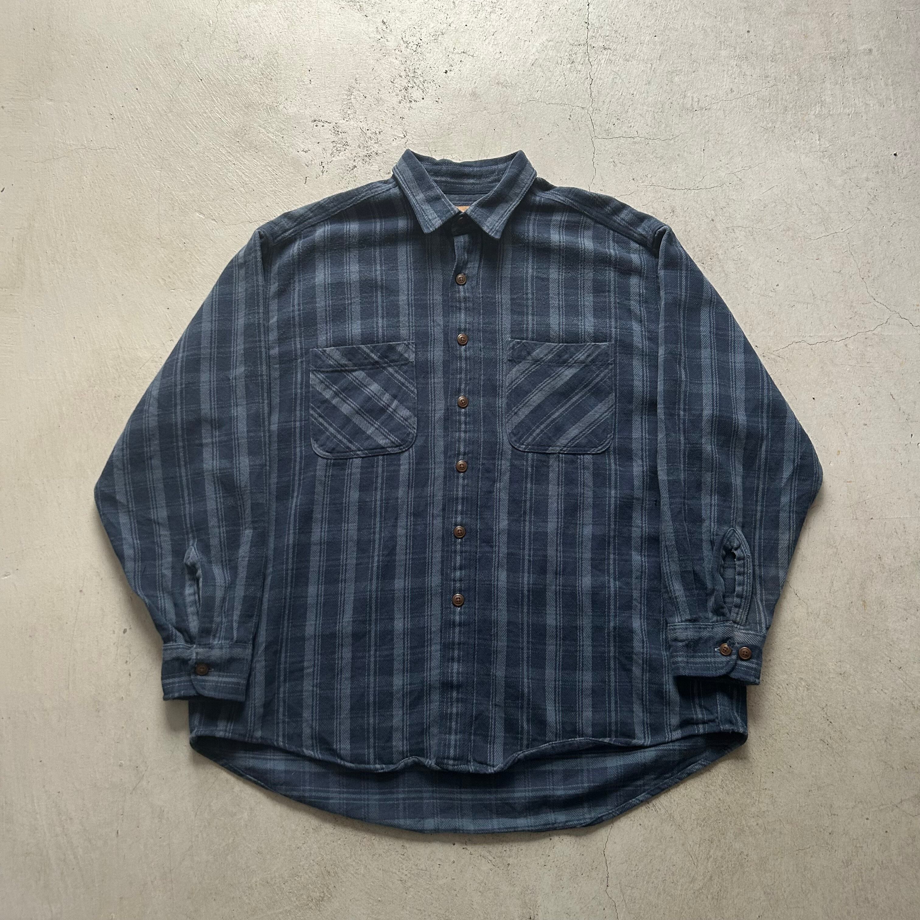1996s ST.JOHN'S BAY heavy flannel shirt【高円寺店】