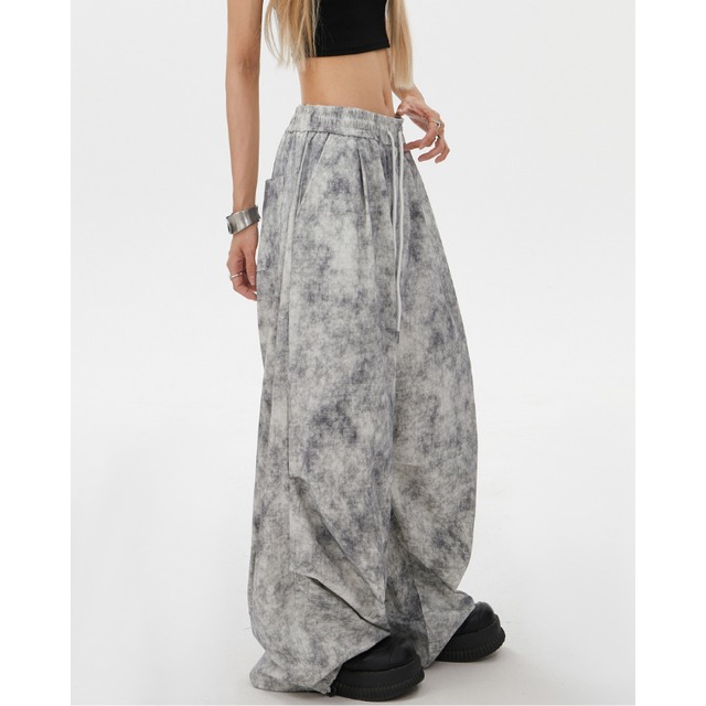 drawstring tie-dye easy pants　ドローストリングタイダイイージーパンツ　J1290