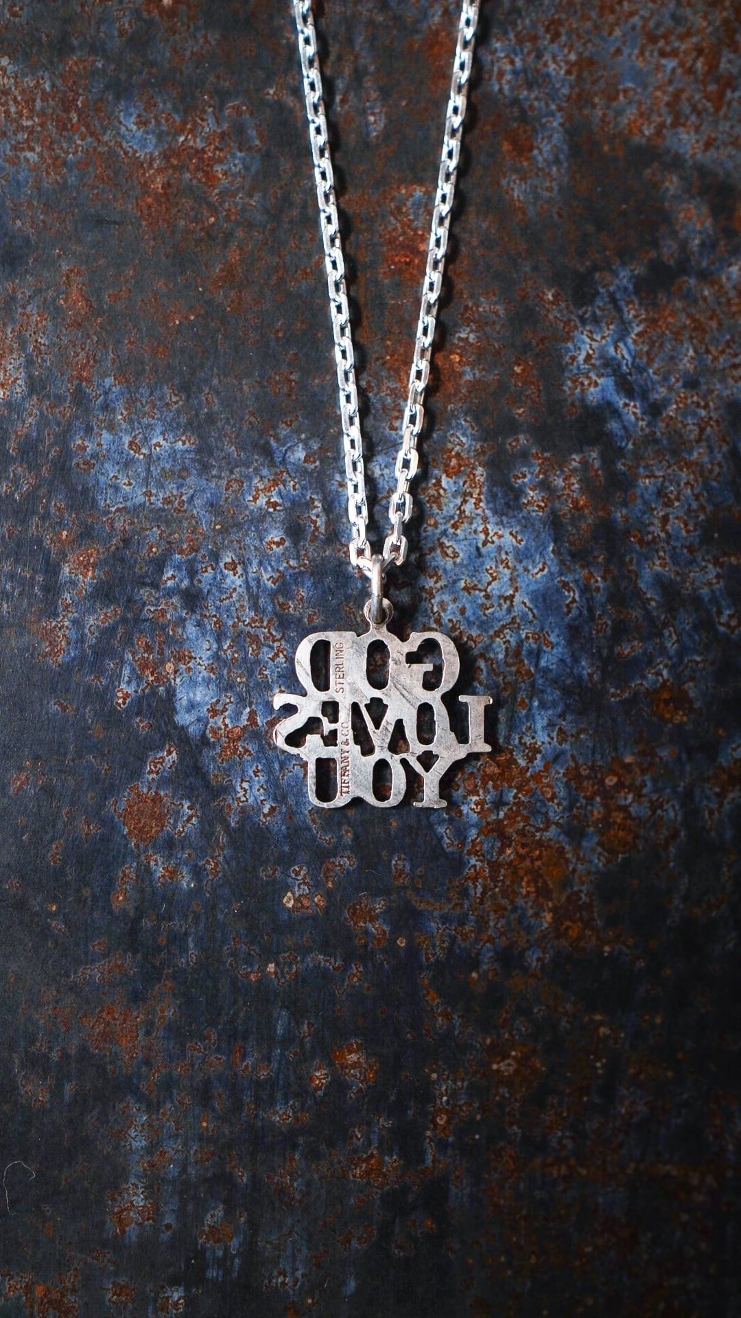 1970s】TIFFANY&Co. ティファニー GOD LOVES YOU ネックレス チャーム