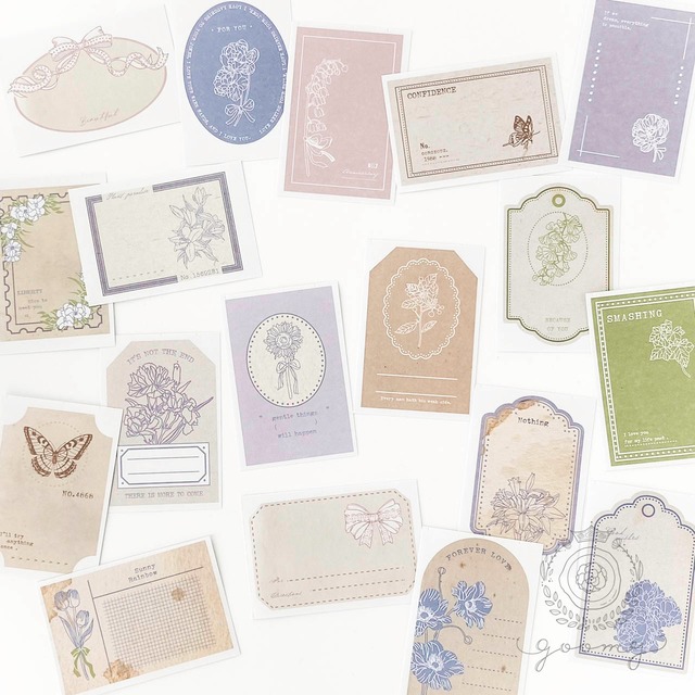 【再入荷】レトロミニシールパッド 1 <S554>