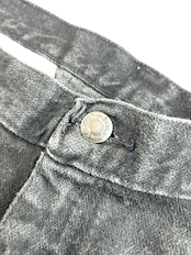 Wrangler "BLACK" DENIM SLACKS MADE IN USA Size W32L34→W33L33.5