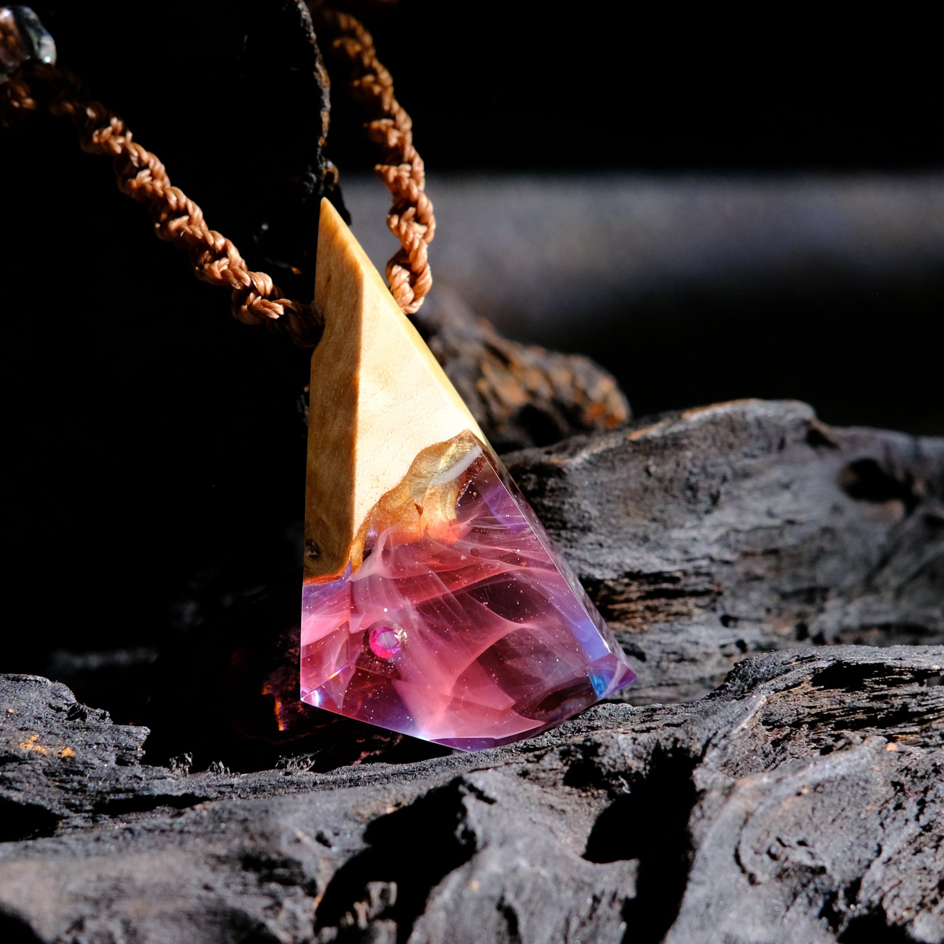 聖夜の葉脈石 -【ペンダント】 | 753WORKS