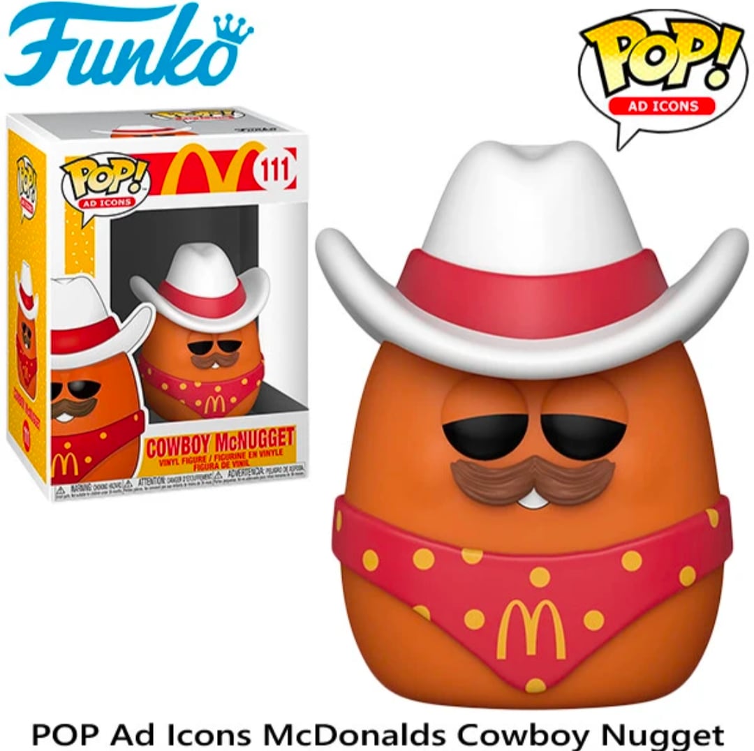 ☆US直輸入☆FUNKO 【 POP! AD ICONS VINYL FIGURE MCDONALDS COWBOY McNUGGET（ マクドナルド カウボーイ マックナゲット ）】 ビニールフィギュア〚アメリカン雑貨 アメトイ〛
