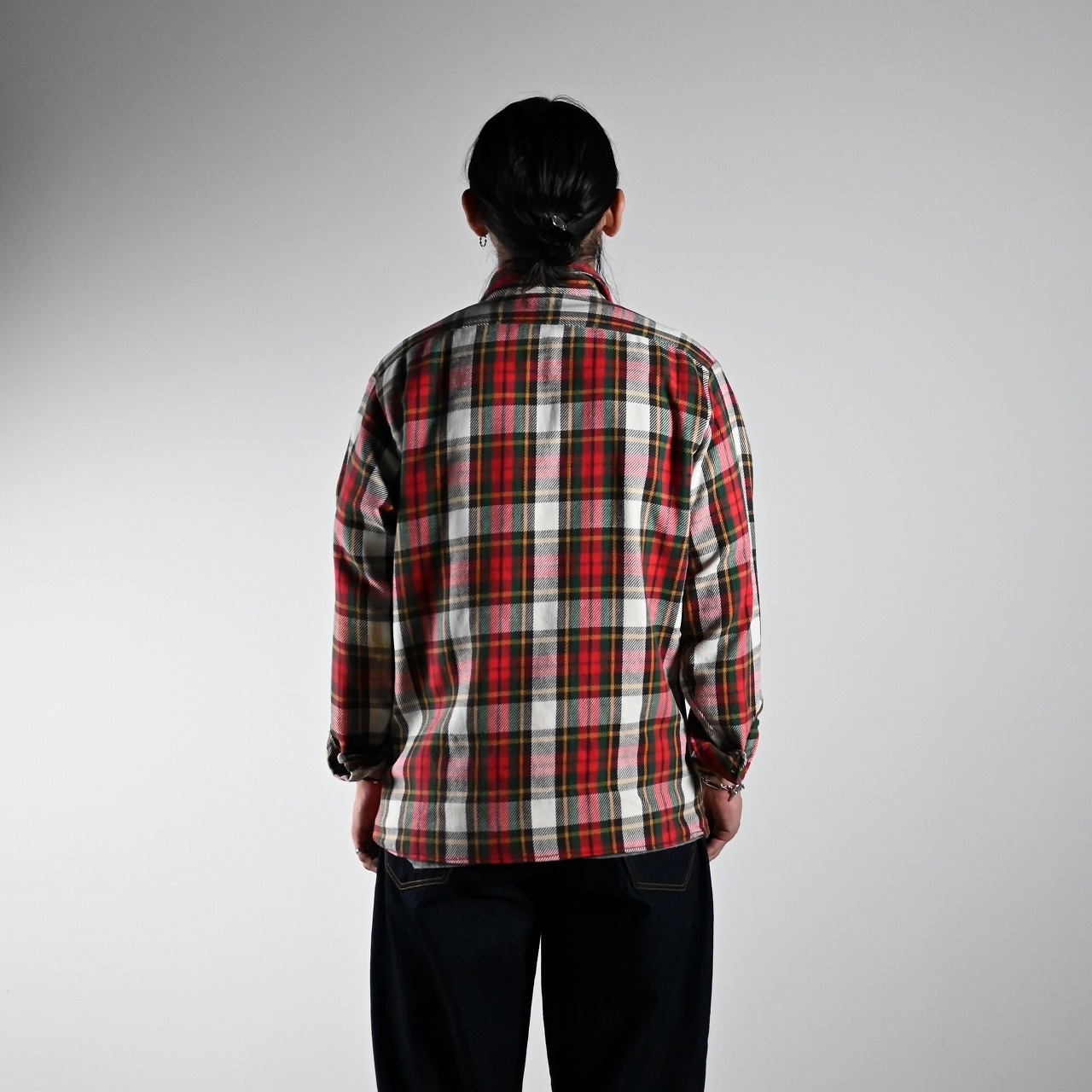 70's BIGMAC vintage M Ctton Flannel Check Shirt