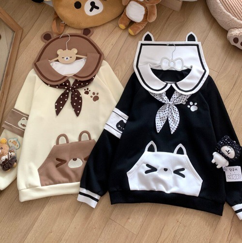 ゆめかわ♡全2カラー　セーラー風トップス　tops35