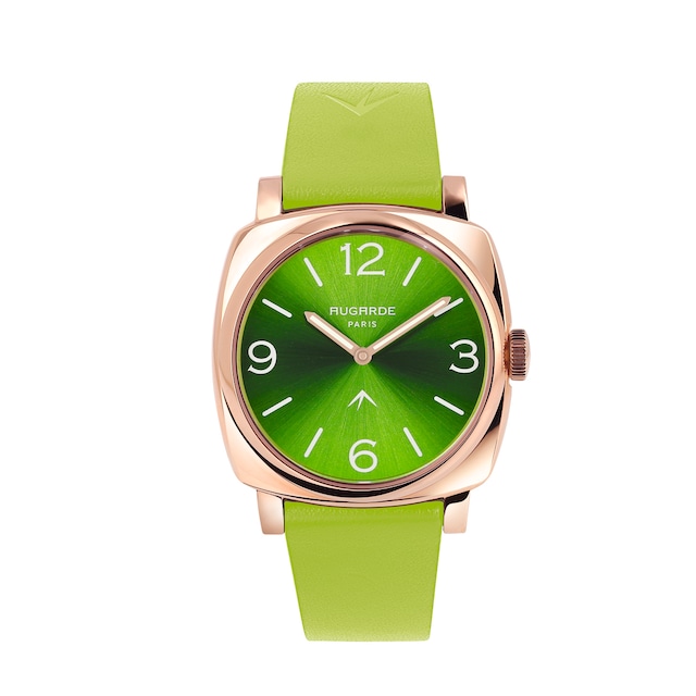 GOLDEN - Shiny Green / Green Leather