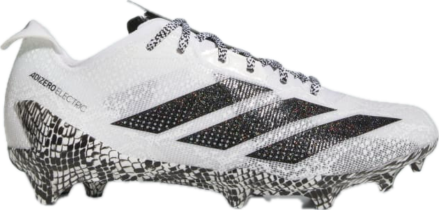 【27cm】Adizero Electric Ⅱ EXOTIC SPEED 2025モデル クラウドホワイト・コアブラック アメフト スパイク