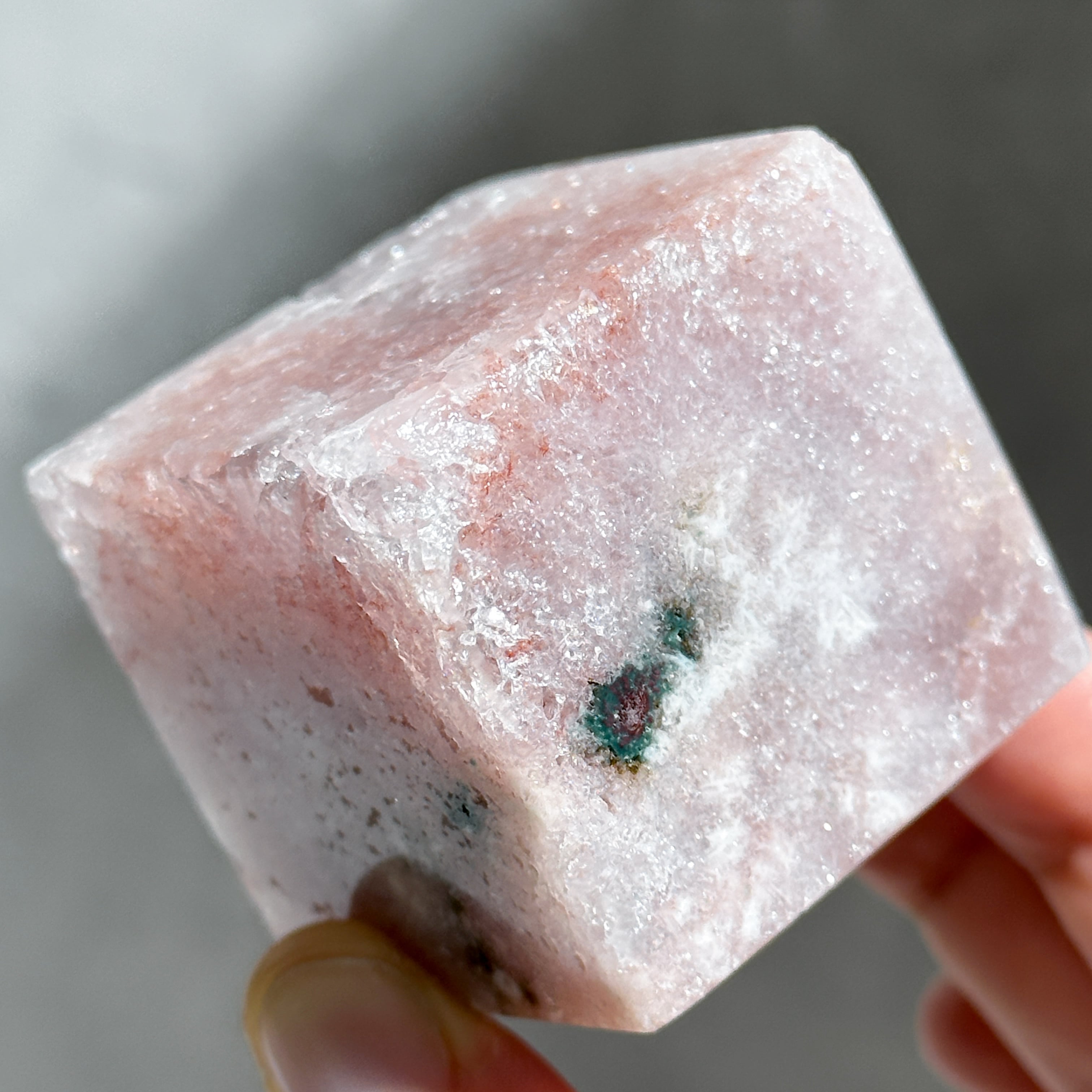 ハイクオリティ】ピンクアメジスト キューブ01◇ Pink Amethyst