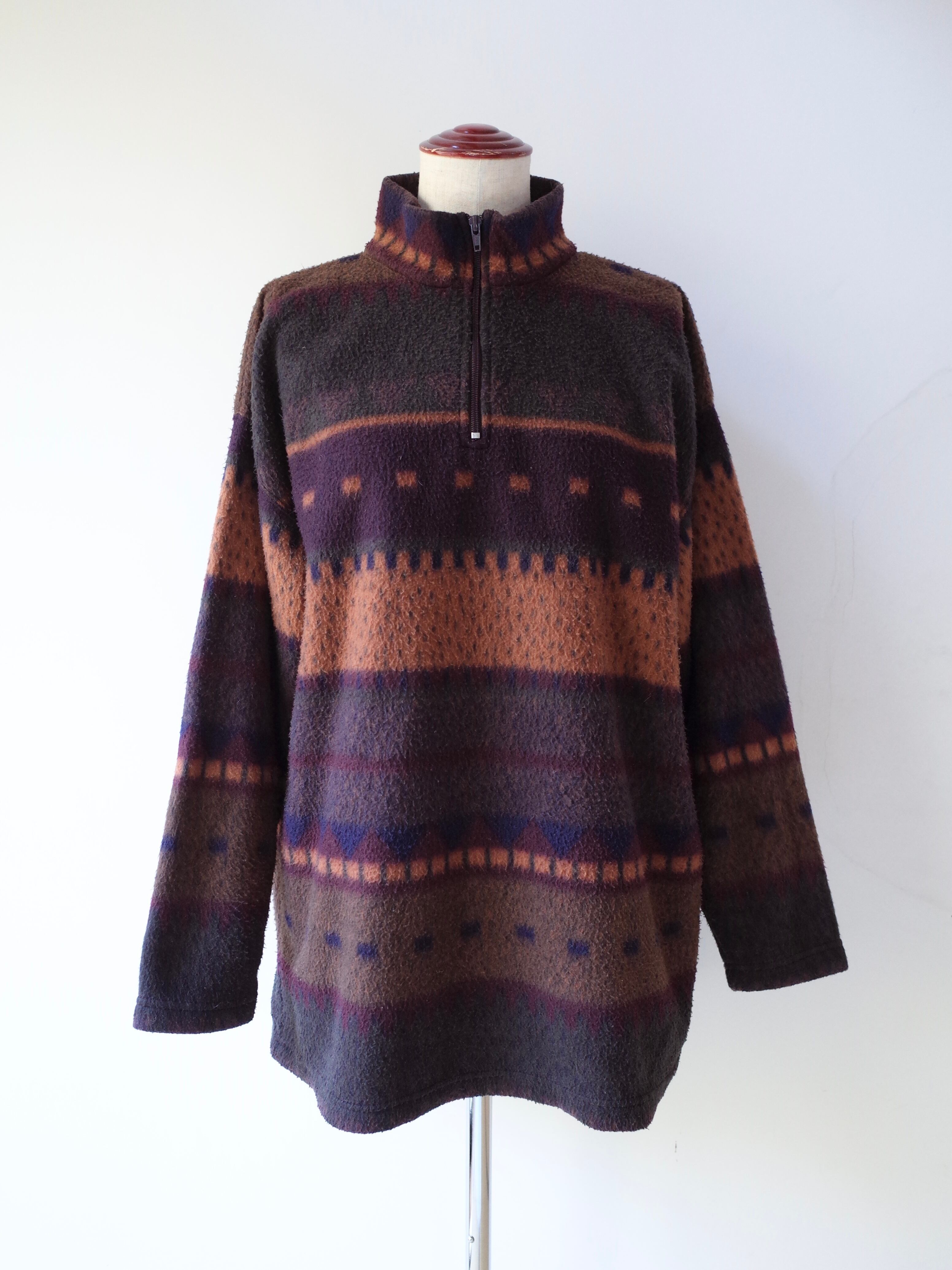 Half zip fleece jacket