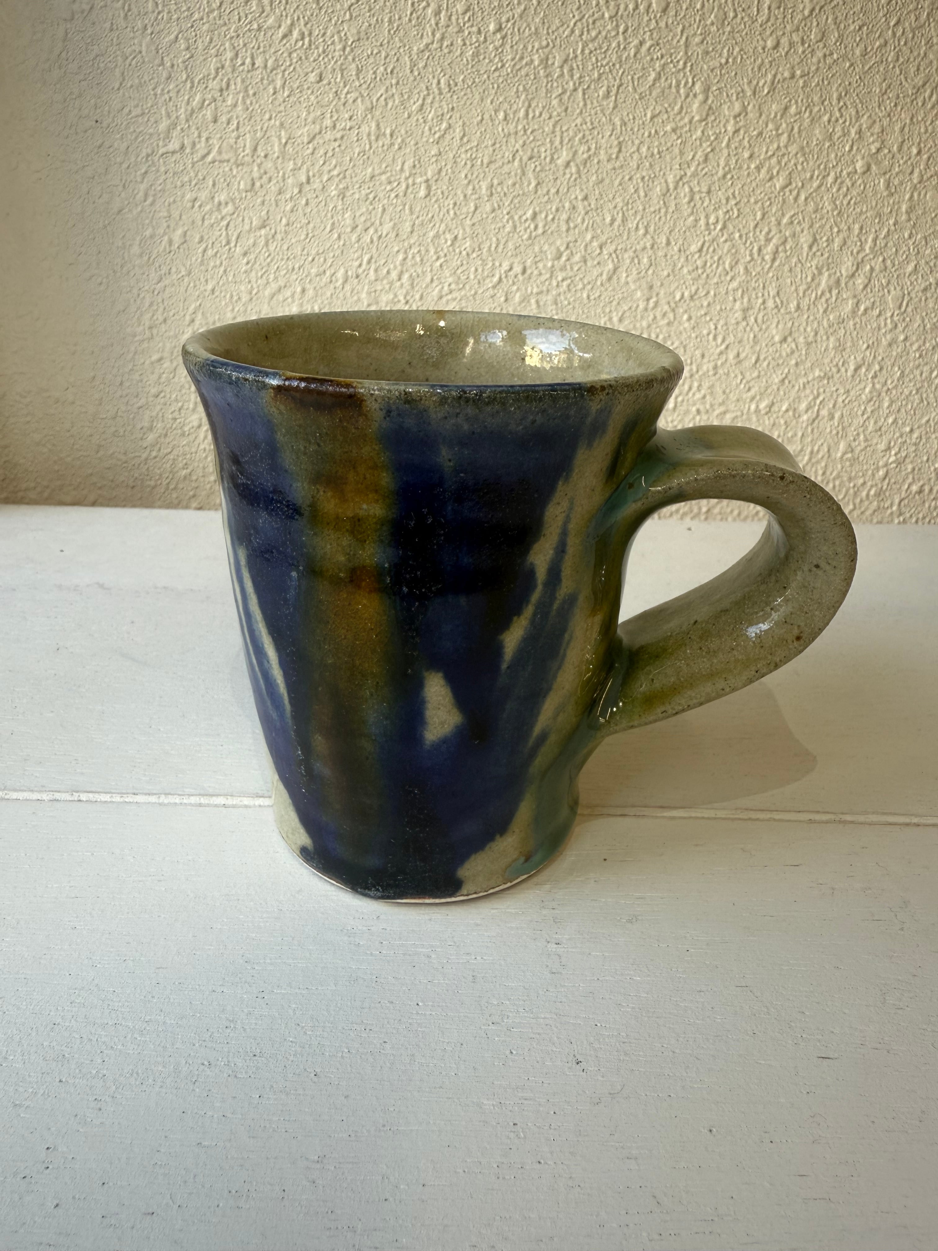 横田屋窯 マグカップ コバルト・飴