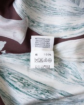 〈Hermès by martin margiela〉Silk Shirt