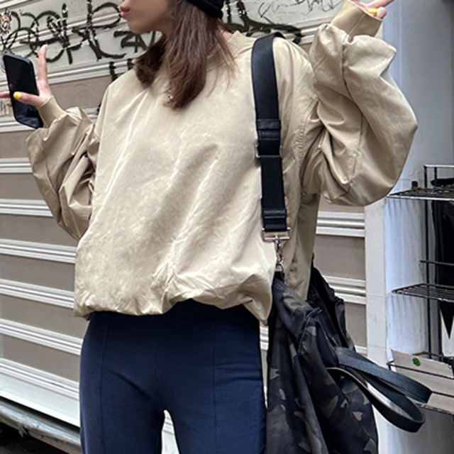 Back half zip pullover　S0526