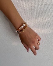 bracelet |  coral×pearl［GB037］