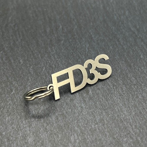ステンレス キーホルダー FD3S ヘアライン加工 受注生産（7〜14営業日）