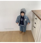 ザゴグマ / THE GOGUMA / チェックパディングジャンパー / 韓国子供服 / ジュニア / 26winter〖取寄〗*JS~JL*