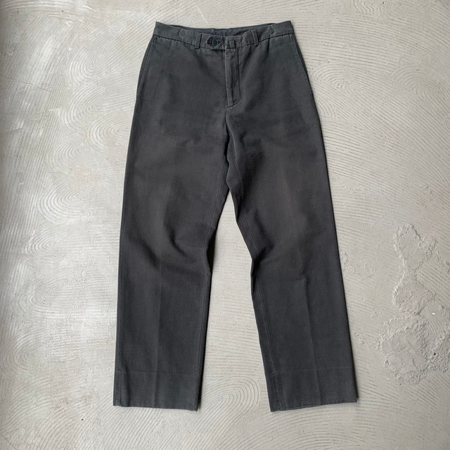 agnes b. / Faded grey cotton pants