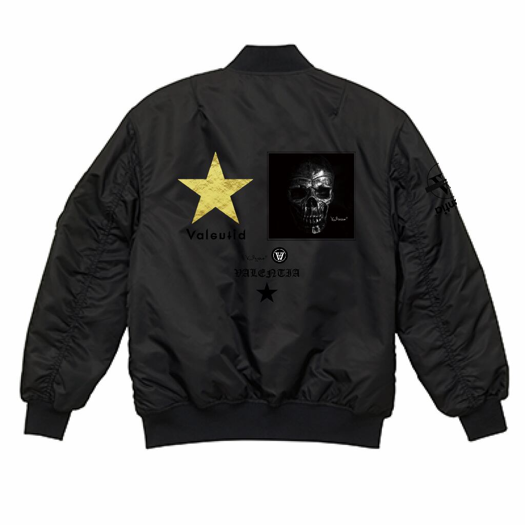 （両面印刷）United Athle タイプ MA-1 ジャケット（中綿入）