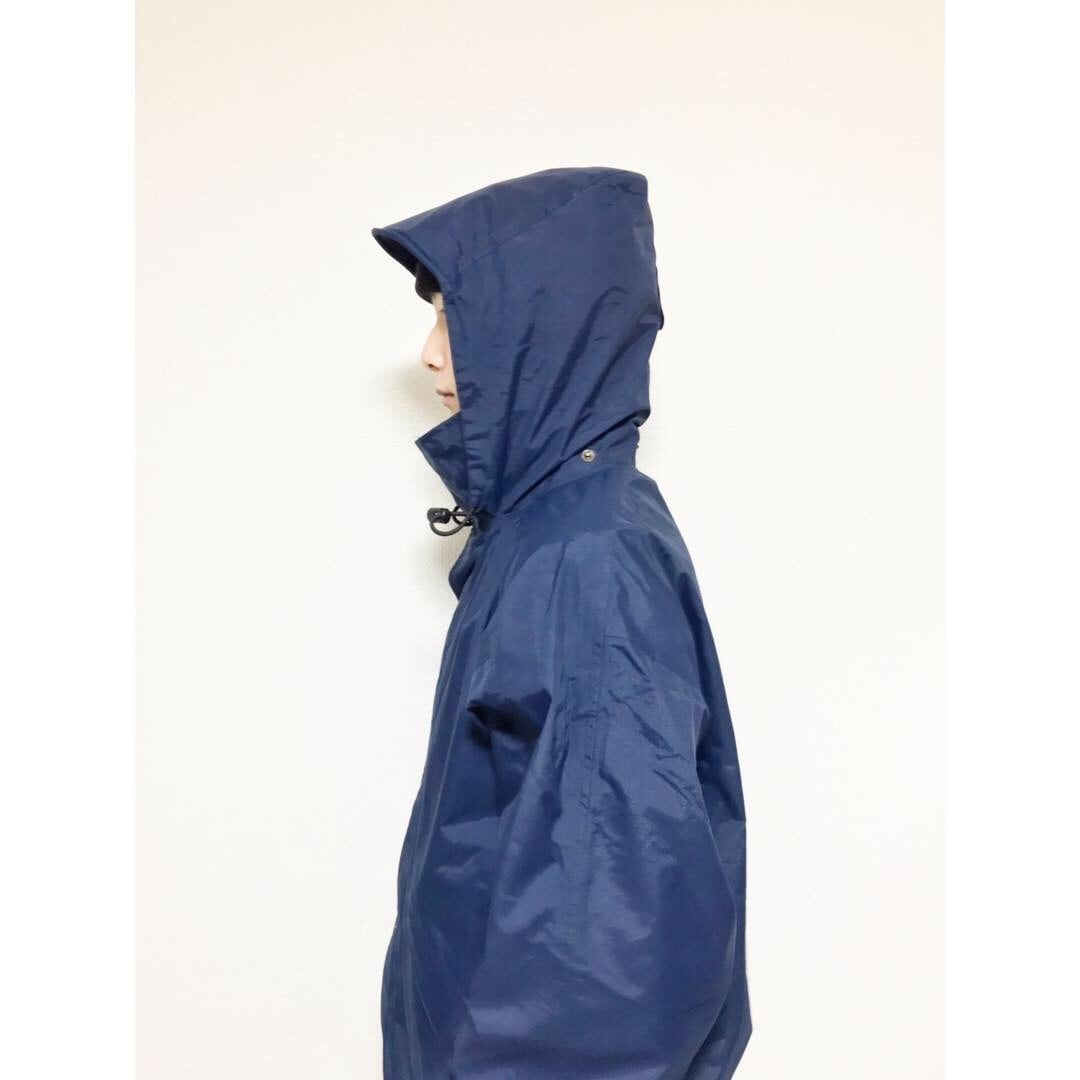 's land's end Gore Tex navy nylon mountain parker   protocol