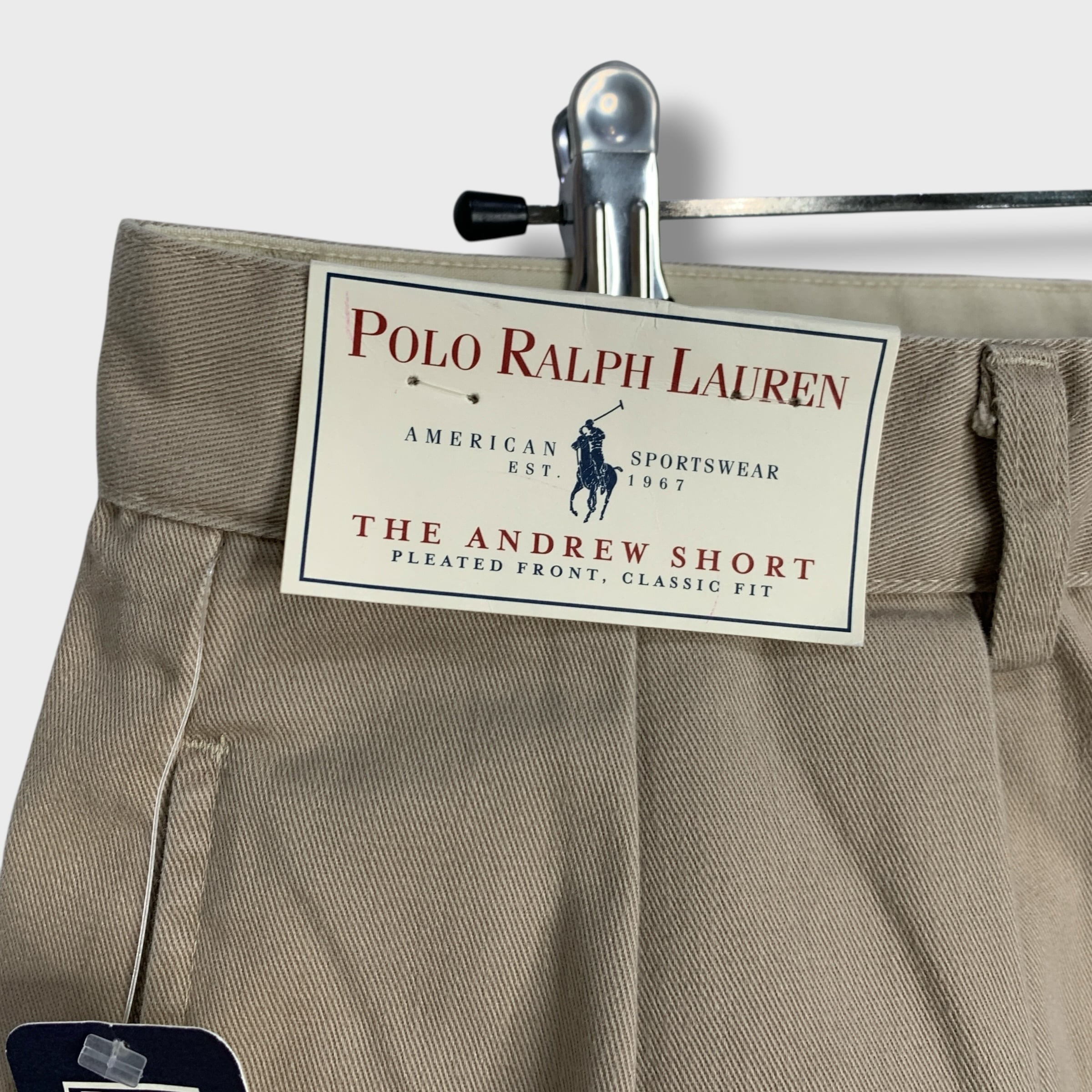 80s デッドストック Ralph Lauren アンドリューショーツ タック入り