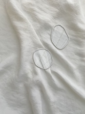 PUDDLE GLASS PLATE / SS / W65×H68・W84×H58 / CLEAR