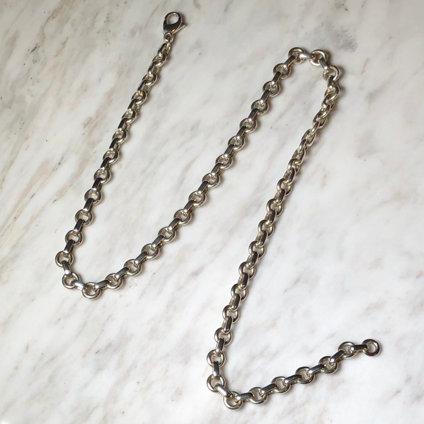 vintage TIFFANY donut chain necklace | NOIR ONLINE