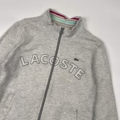 LACOSTE SPORT ラコステ スポーツ ハイネック フルジップ ジャンパー 44/ライトグレー レディース