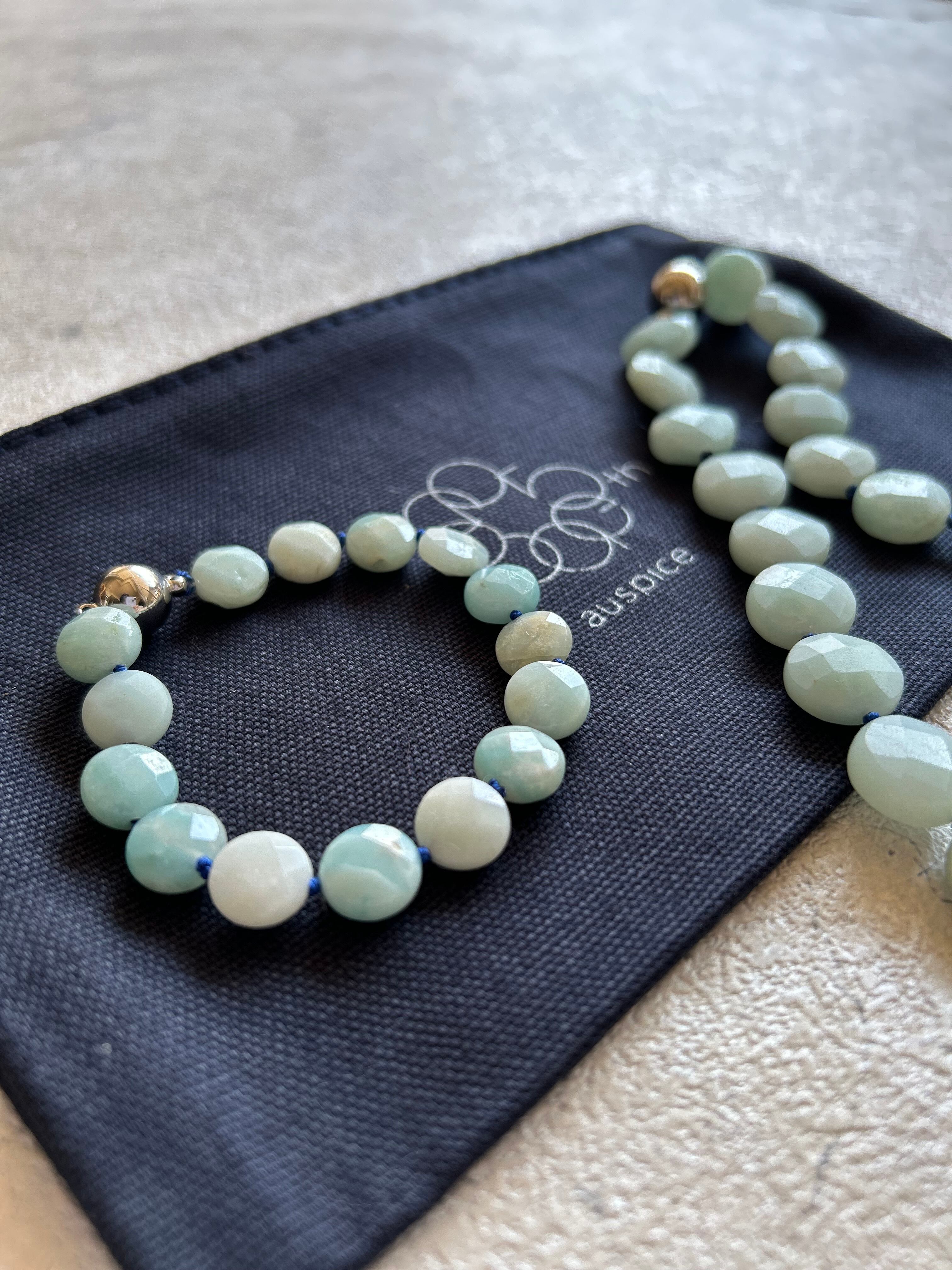 アマゾナイト　ブレスレット アマゾナイト ブレスレット 8mm 16.5~18.5cm S~LL サイズ 天然石