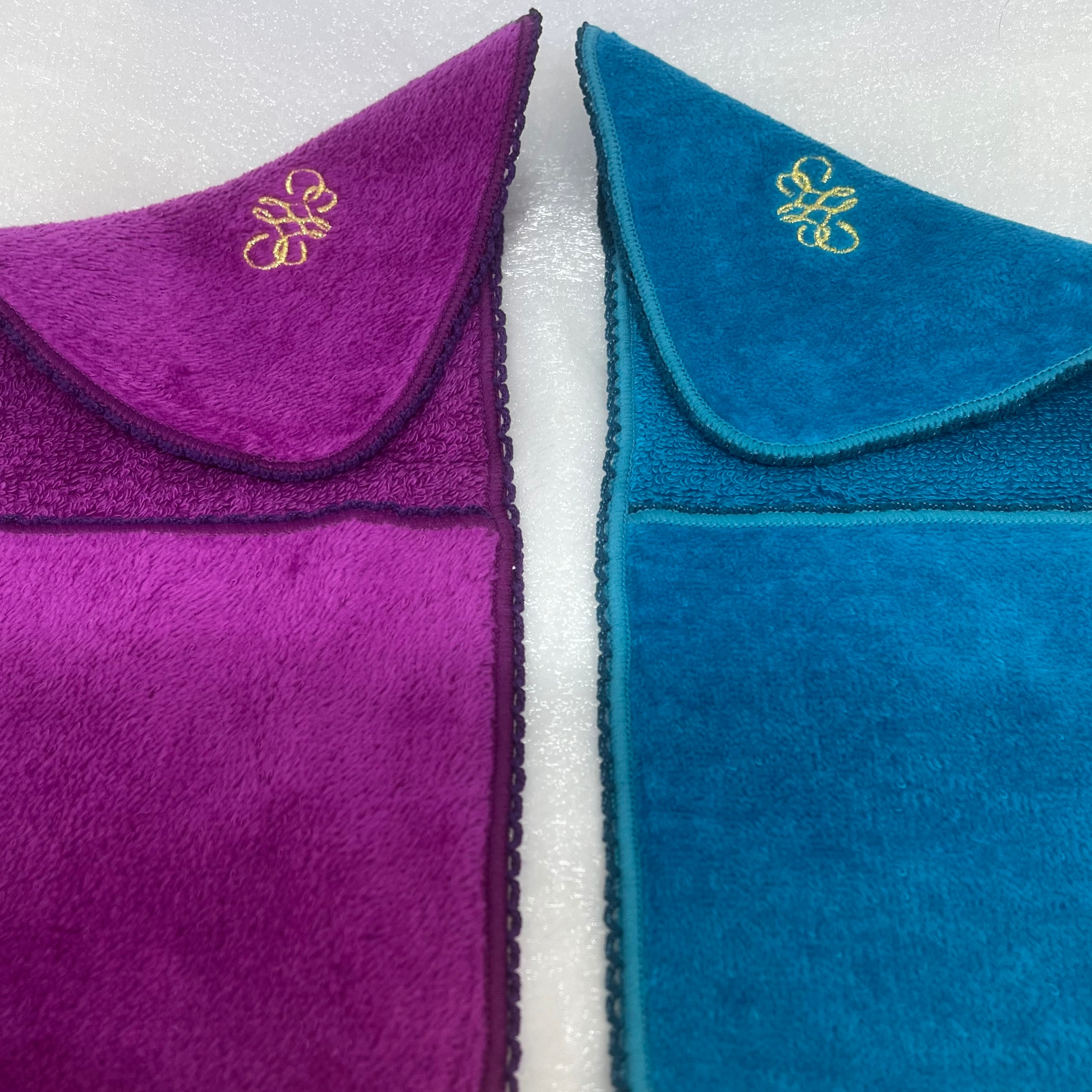 Mon Luxe レース チーフポーチ タオル地 Lace Chief Pouch | Mon Luxe