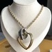 ELLE PARIS ハート ロング ネックレス
