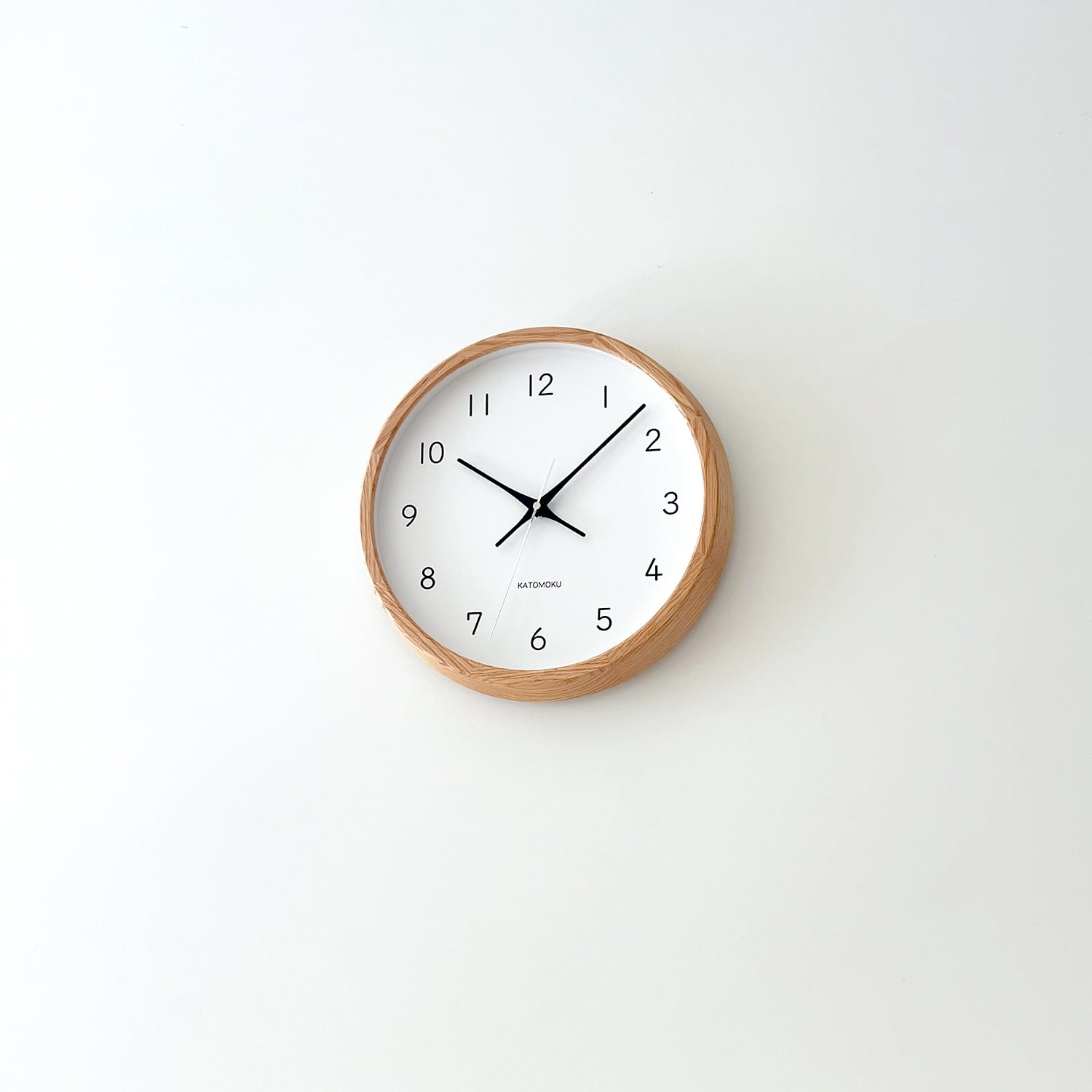 KATOMOKU muku clock 13 オーク km-104OA 掛け時計 | 加藤木工株式会社