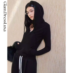 Soft Warm Stripe Knit Hoodie/2color_T1604