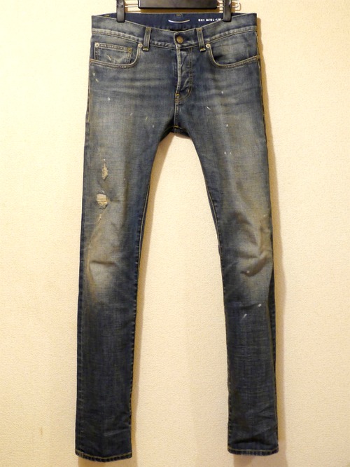 レア◆SAINTLAURENTサンローラン 加工デニム◆