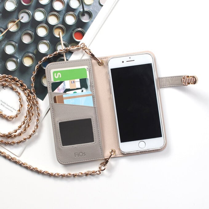 お出掛け3点セット 手帳型 iPhoneケース ショルダー ストラップ付き  