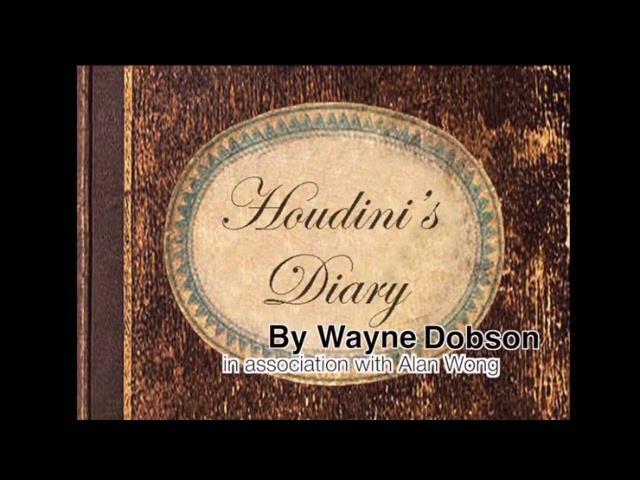 フーディーニーズ・ダイアリー　Houdini's Diary　マジック フーディニーズダイアリー Houdini's Diary 全く新しいシステム