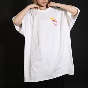 Dead stock " IN・N・OUT BURGER " front & back print design Tee
