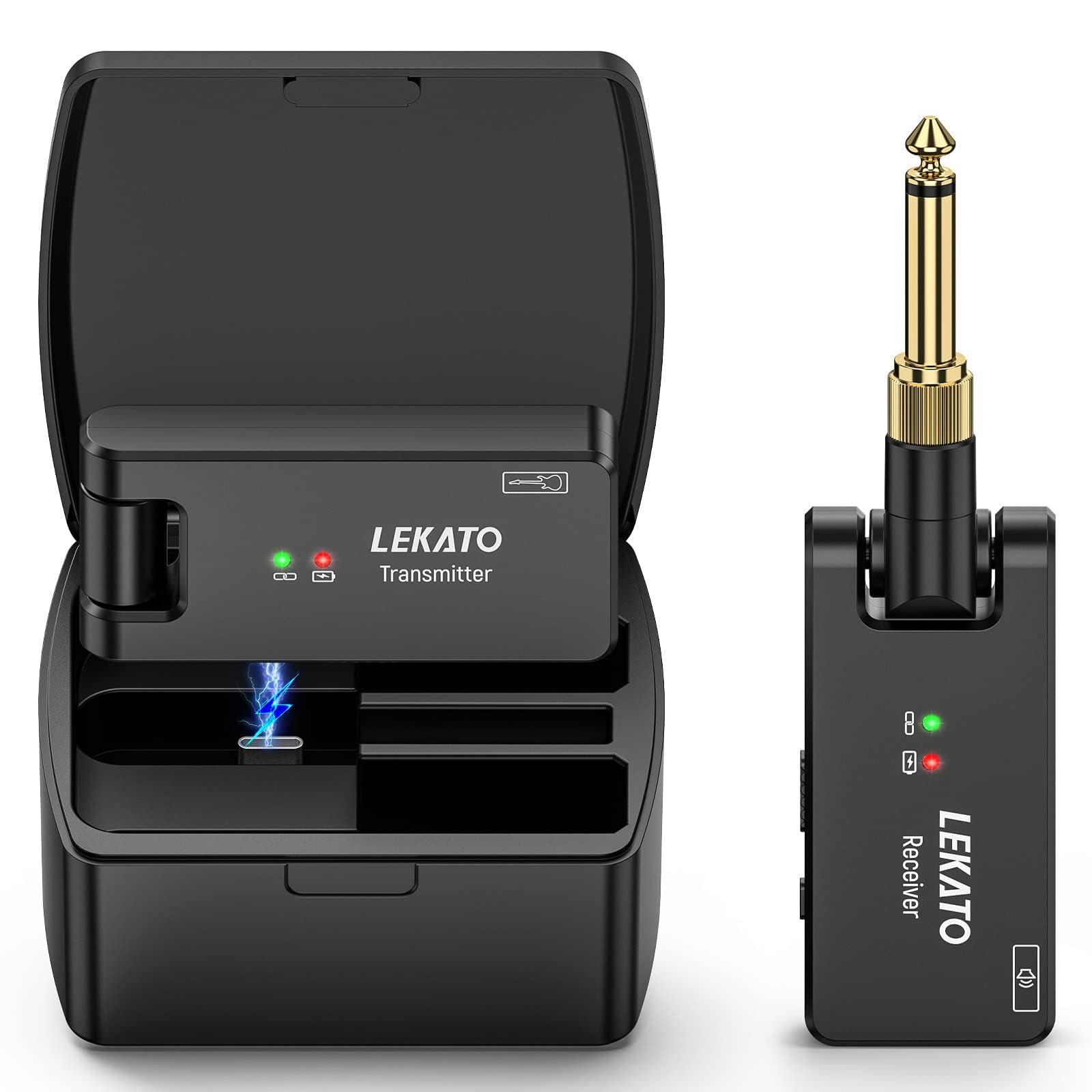 LEKATO ギター ワイヤレス ギターワイヤレスシステム ws-100